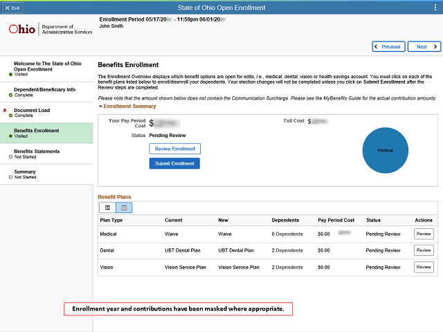 Screen image of this step