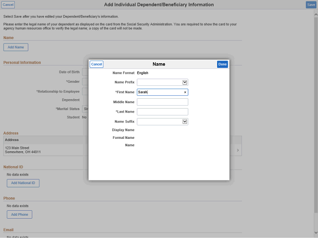 Screen image of this step