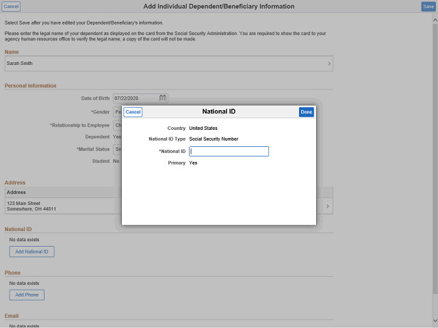 Screen image of this step