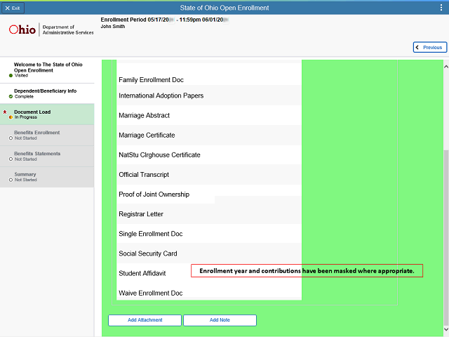 Screen image of this step