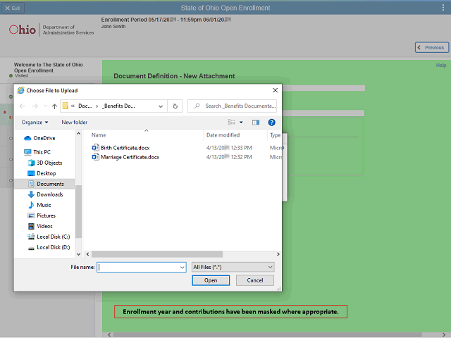 Screen image of this step