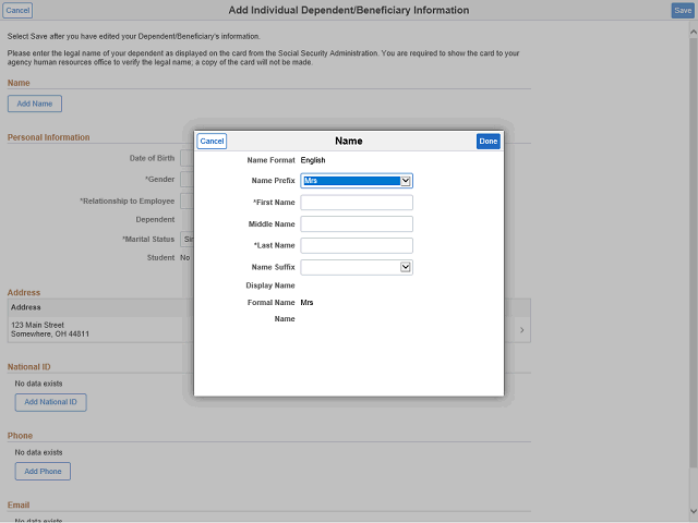 Screen image of this step
