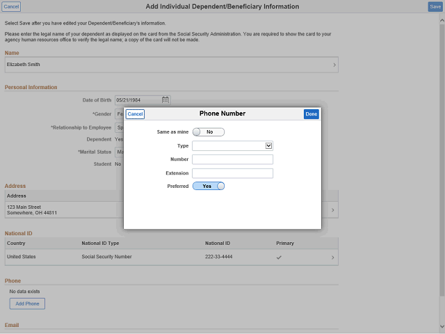 Screen image of this step