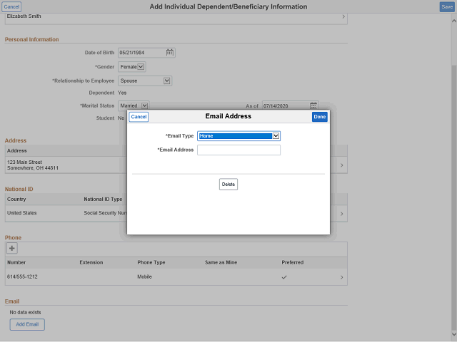 Screen image of this step