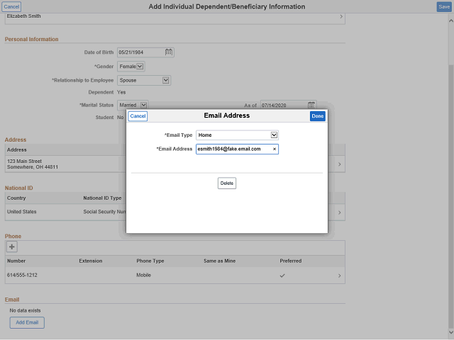 Screen image of this step