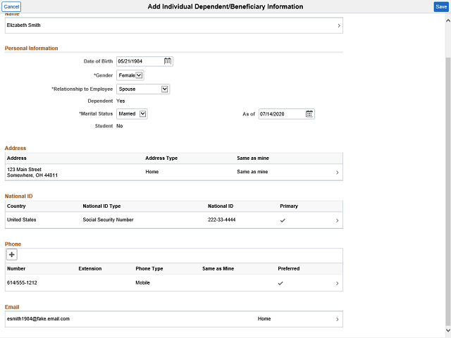 Screen image of this step