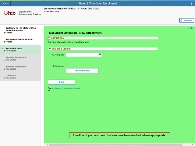 Screen image of this step