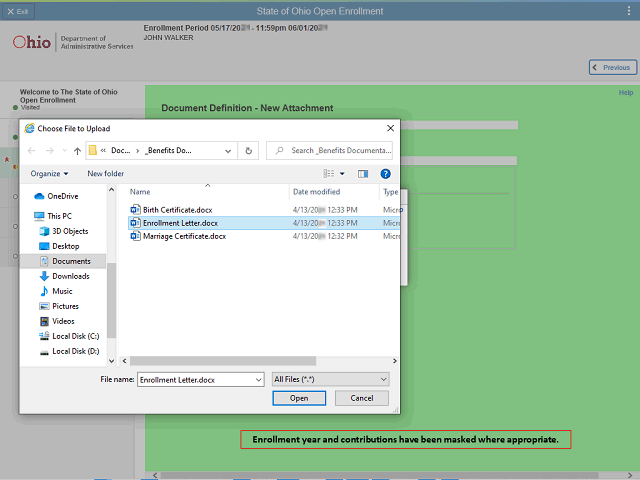 Screen image of this step