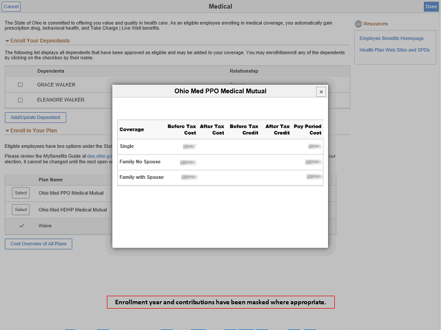 Screen image of this step