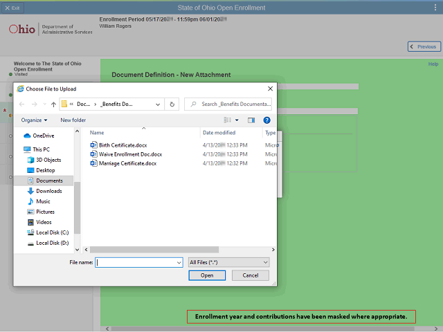 Screen image of this step