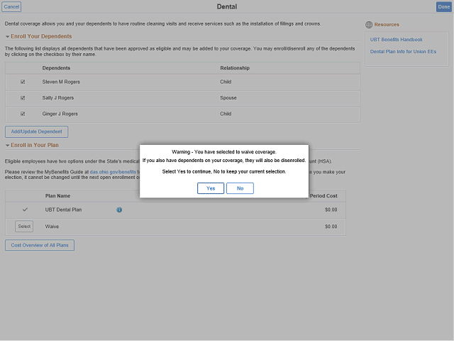 Screen image of this step