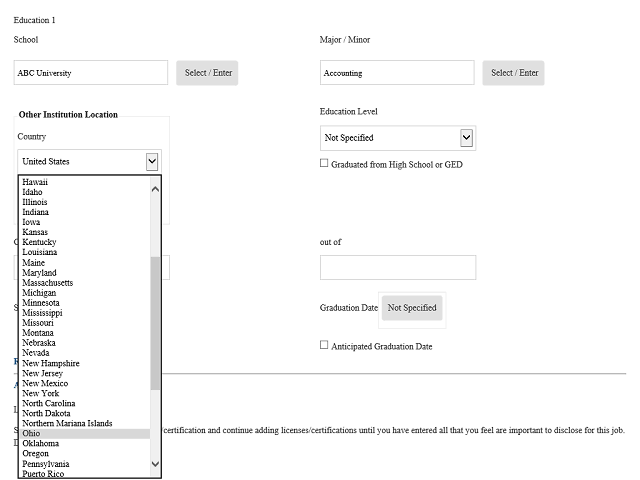 Screen image of this step