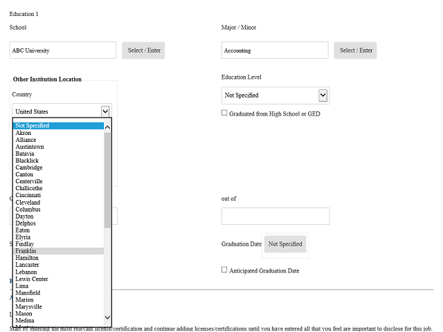 Screen image of this step