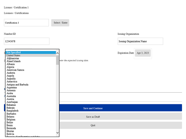 Screen image of this step
