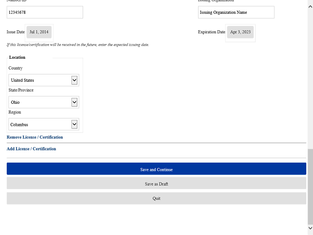 Screen image of this step