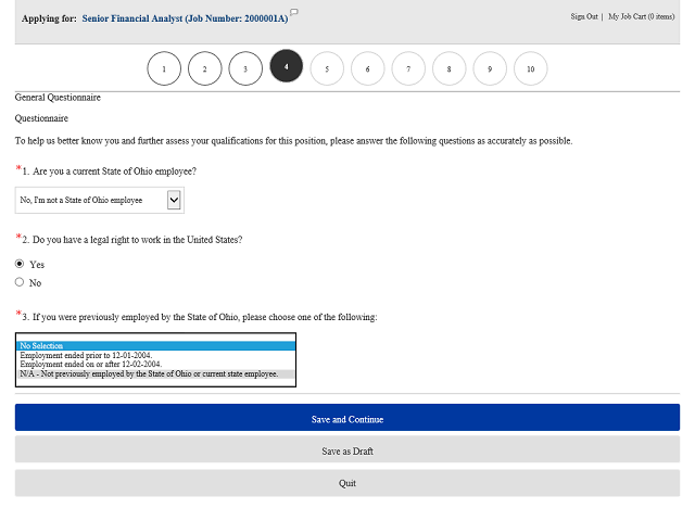 Screen image of this step