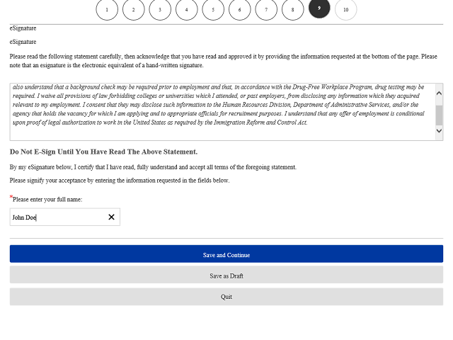 Screen image of this step