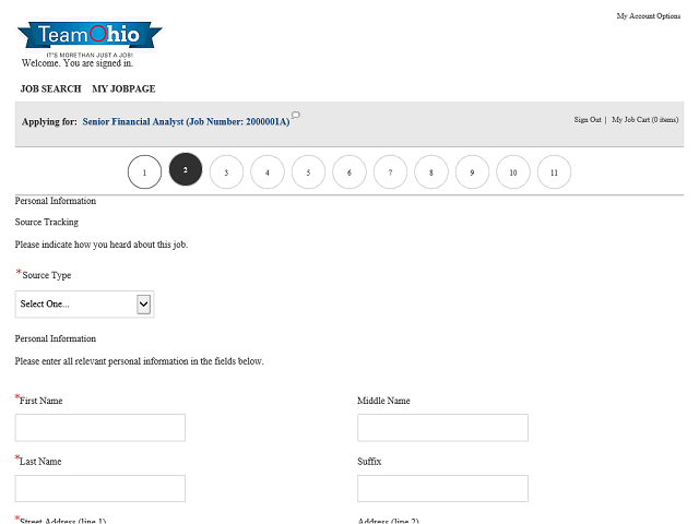 Screen image of this step
