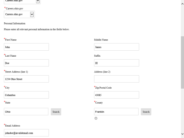 Screen image of this step