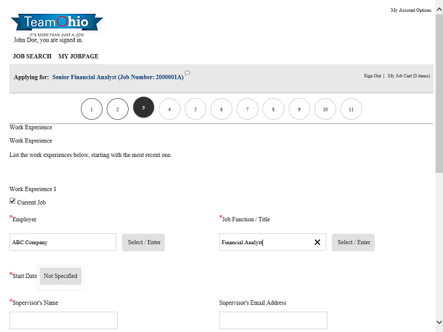 Screen image of this step