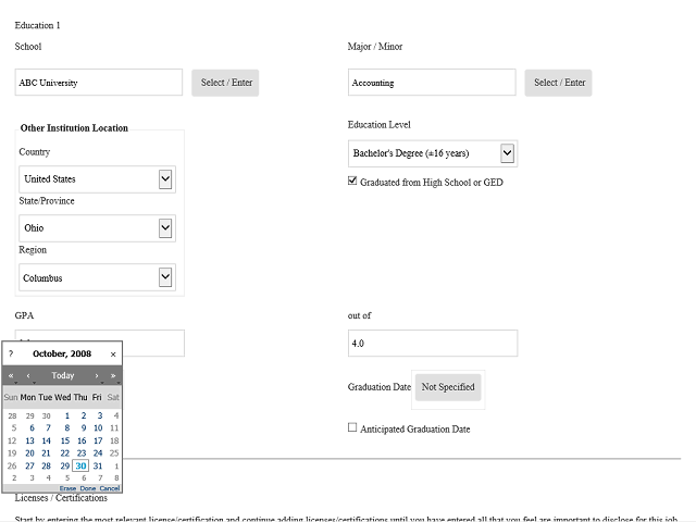 Screen image of this step