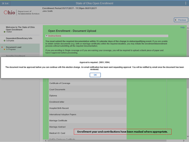 Screen image of this step