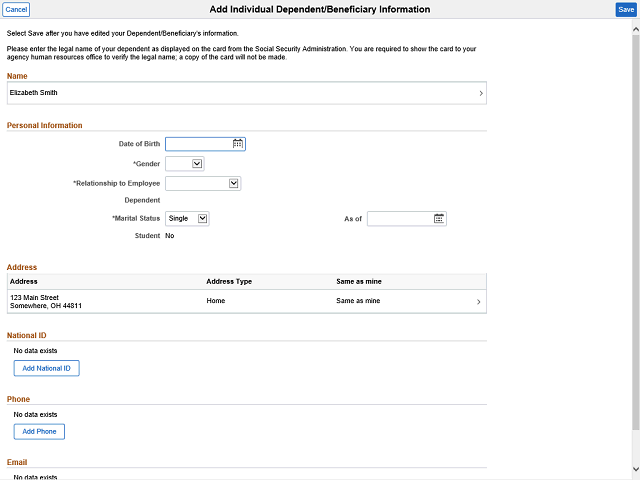 Screen image of this step