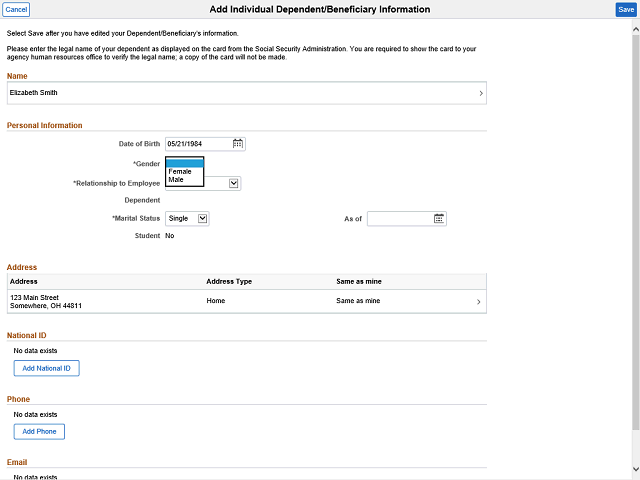 Screen image of this step