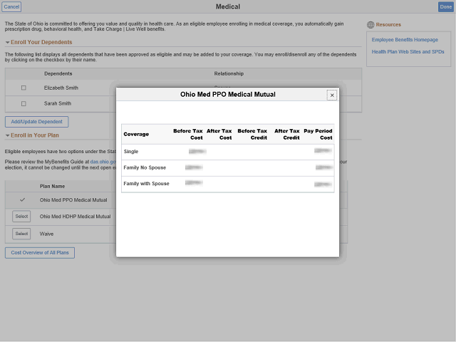 Screen image of this step