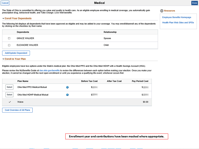 Screen image of this step