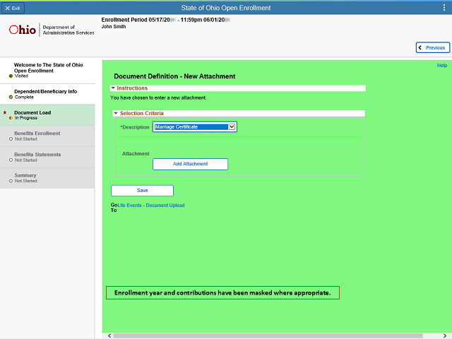 Screen image of this step