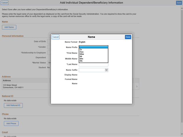 Screen image of this step